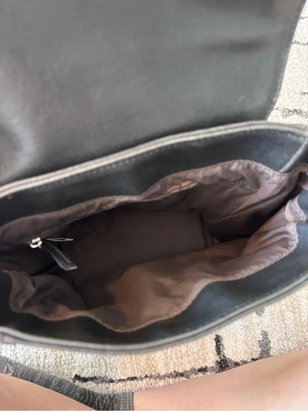 Matt & Nat Black Leatherette Backpack - Minimal Bag